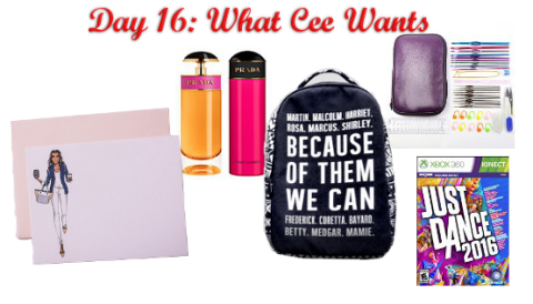 Day 16: What Cee Wants